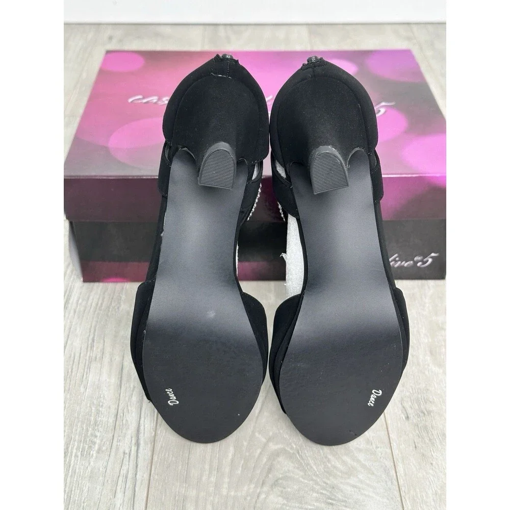 Easy Street Womens Flash Pumps Black Lamy - 6.5M 193073876365